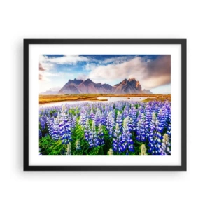 Plakát v černém rámu - Síla a přísnost vedle mírnosti - 50x40 cm