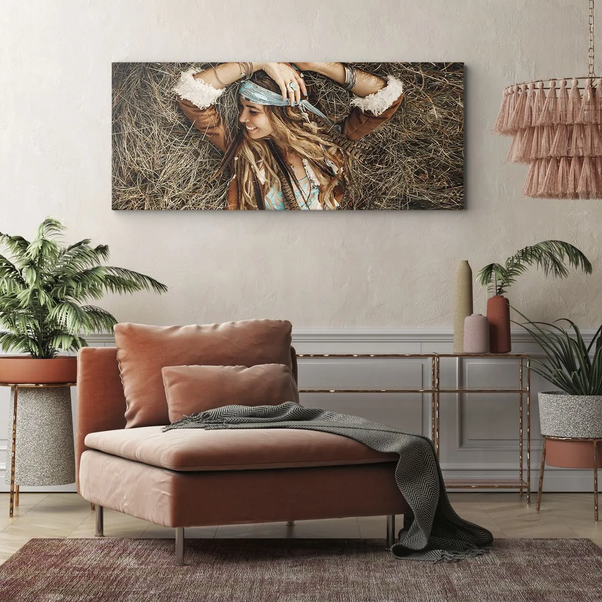 Obraz na plátně - Na cestě do léta lásky - 100x40 cm