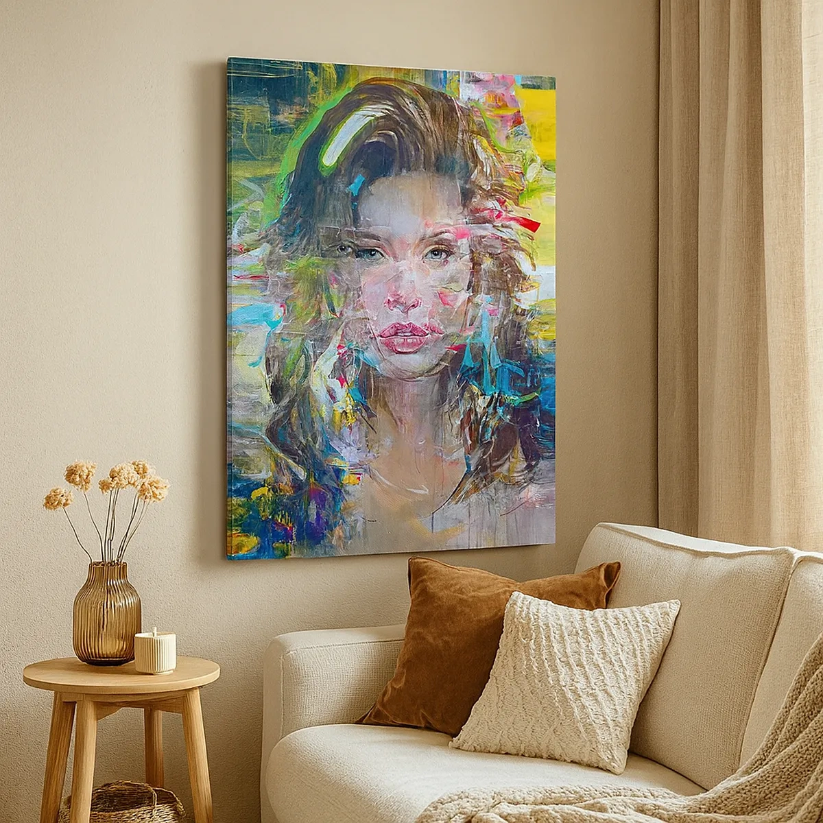 Obraz na plátně - Za závojem vzduchu - 50x70 cm