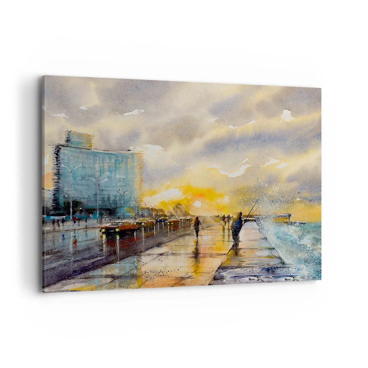 Obraz na plátně - Život na pobřeží - 100x70 cm