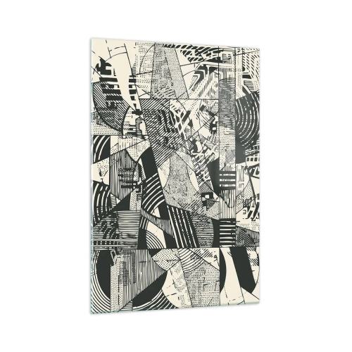 Obraz na skle - Dynamika současnosti - 70x100 cm