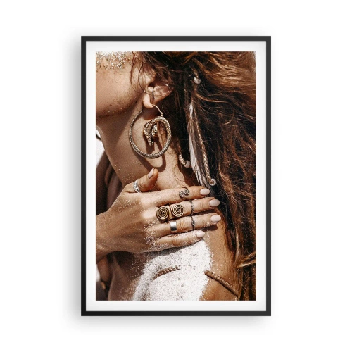 Plakát v černém rámu - Královna divoké pláže - 61x91 cm