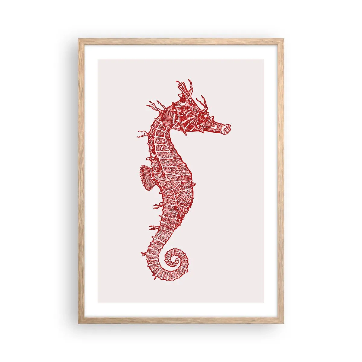 Plakát v rámu světlý dub - Dokonalá bytost - 50x70 cm