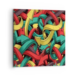 Obraz na plátně - Kudy do cíle? - 70x70 cm