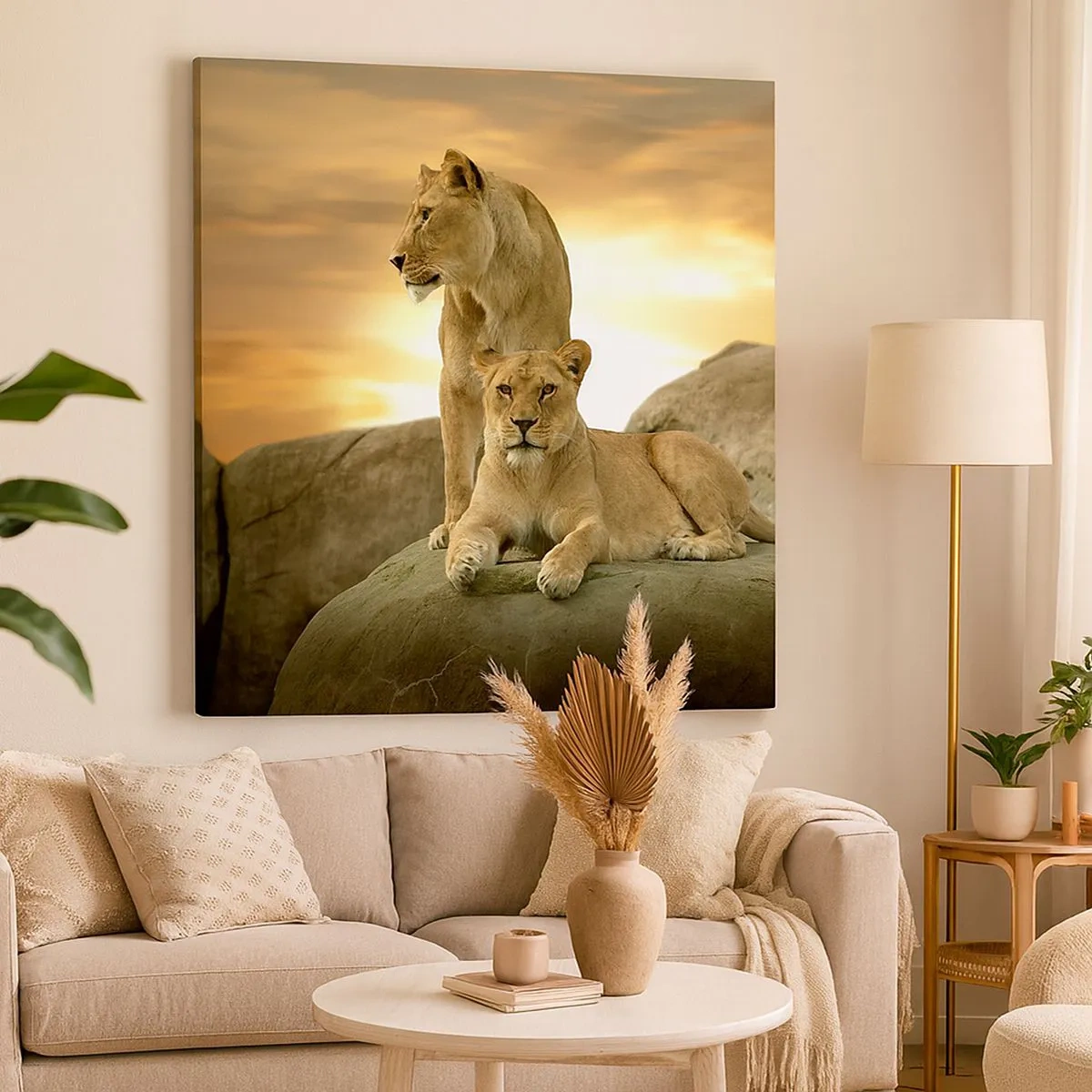 Obraz na plátně - Královský majestát - 30x30 cm