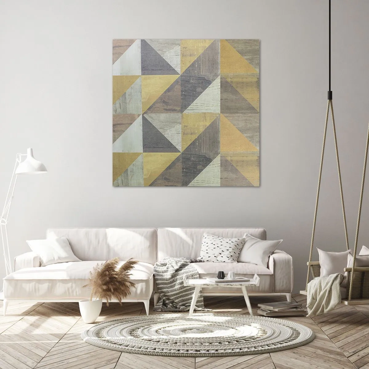 Obraz na plátně - V úhlu trojúhelníku - 60x60 cm