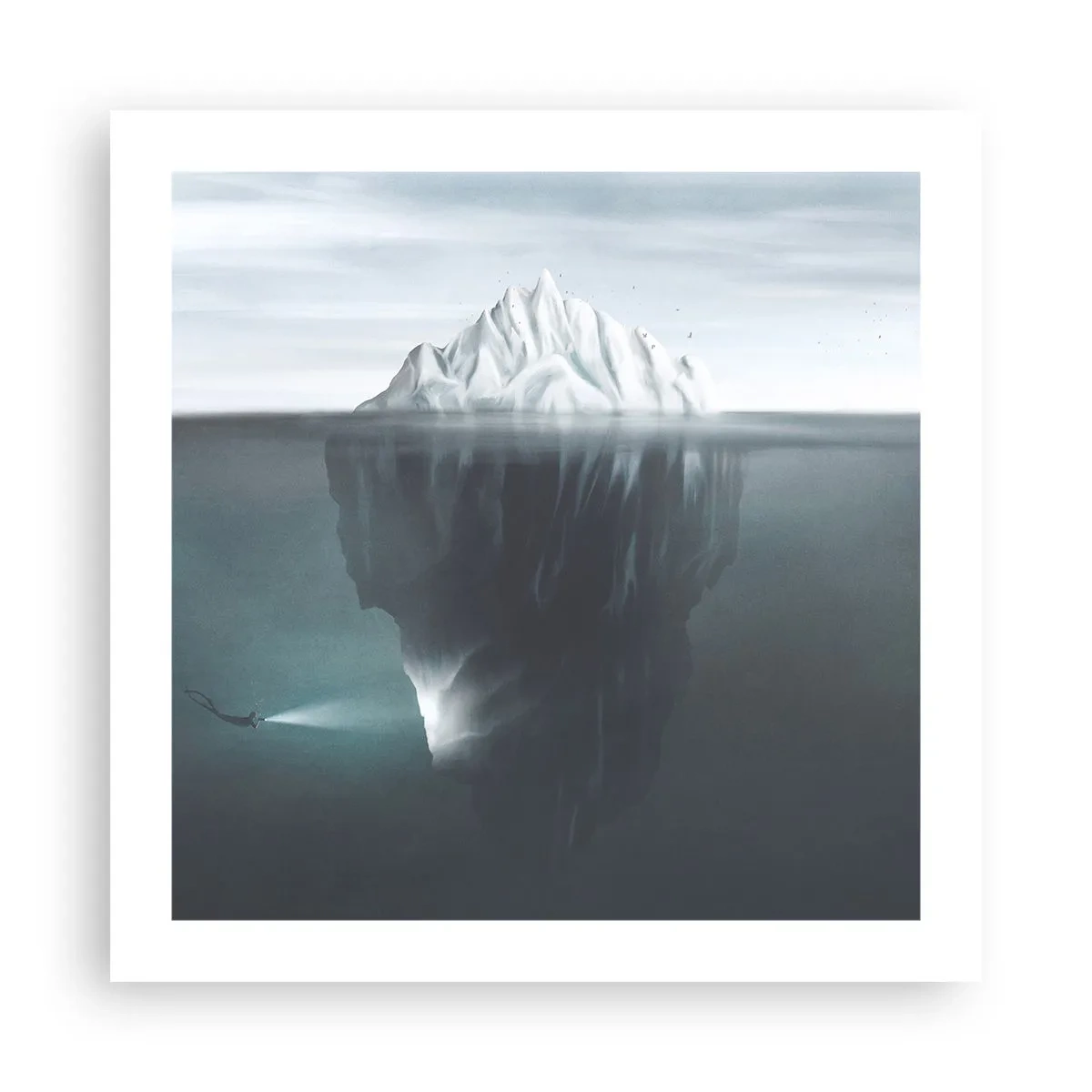 Plakát - Podvodní tajemství - 50x50 cm