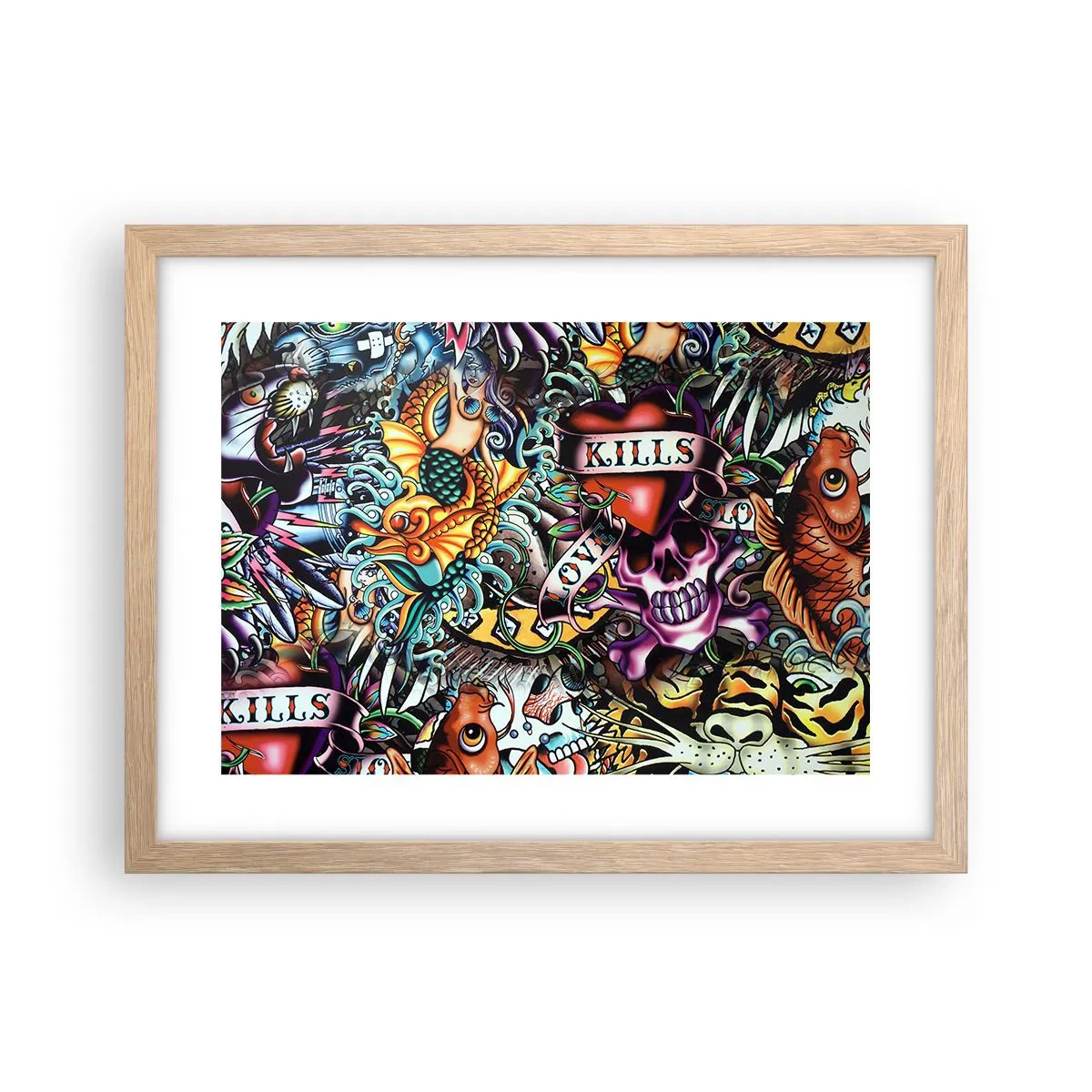 Plakát v rámu světlý dub - Sen tatéra - 40x30 cm