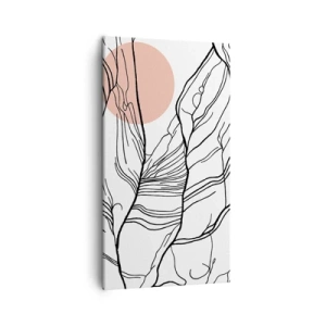 Obraz na plátně - V síti větviček - 45x80 cm
