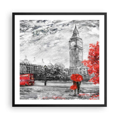 Plakát v černém rámu - Vzrušující den - 60x60 cm