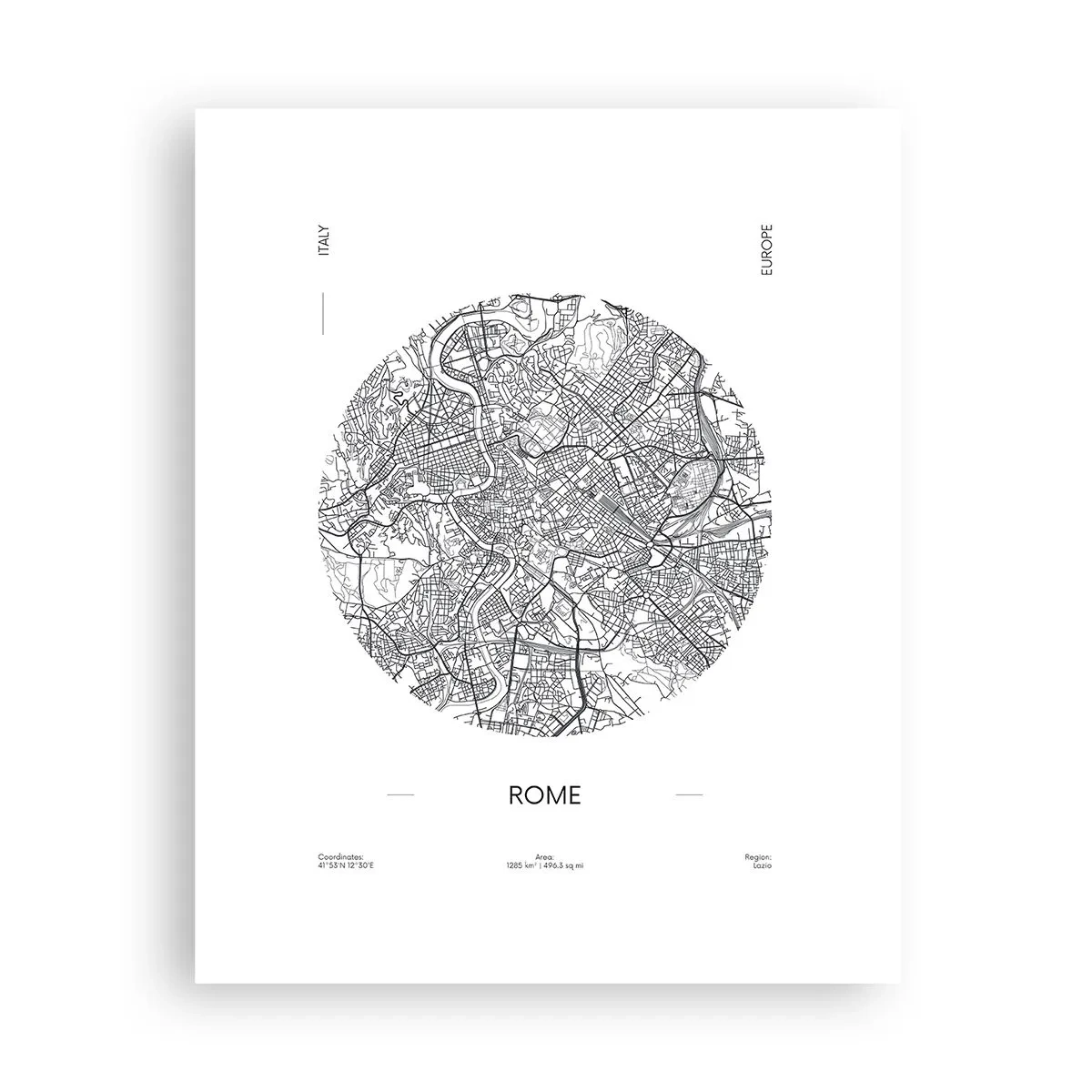 Plakát - Anatomie Říma - 40x50 cm