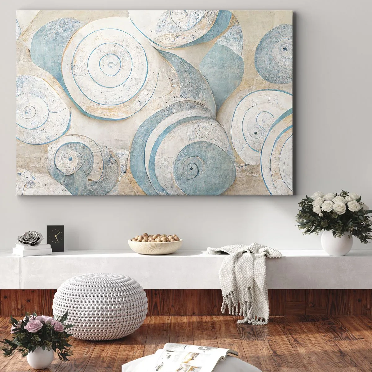 Obraz na plátně - Co skrývá mušle? - 70x50 cm