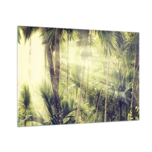 Obraz na skle - V zeleném žáru - 100x70 cm