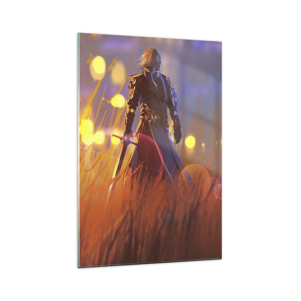 Obraz na skle - Bludný rytíř - 70x100 cm