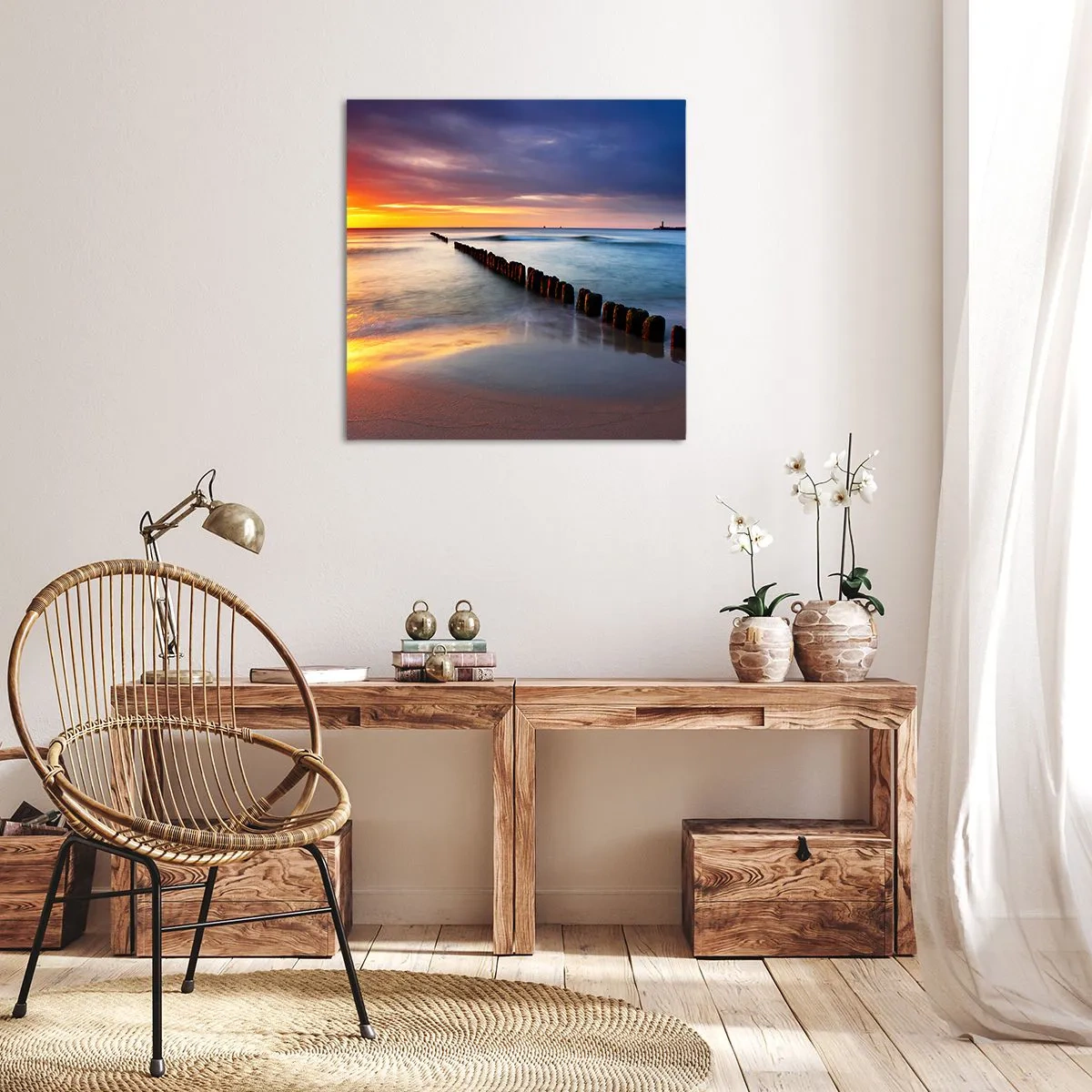 Obraz na plátně - Poslouchej ticho - 70x70 cm