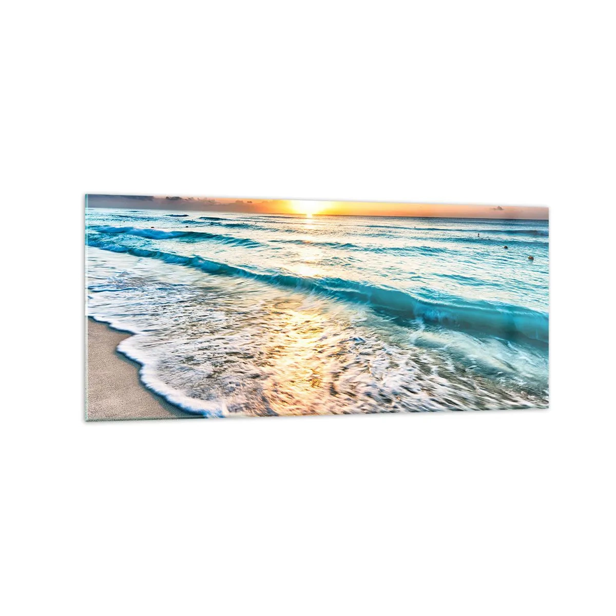 Obraz na skle - Výhled, který stojí za to - 120x50 cm