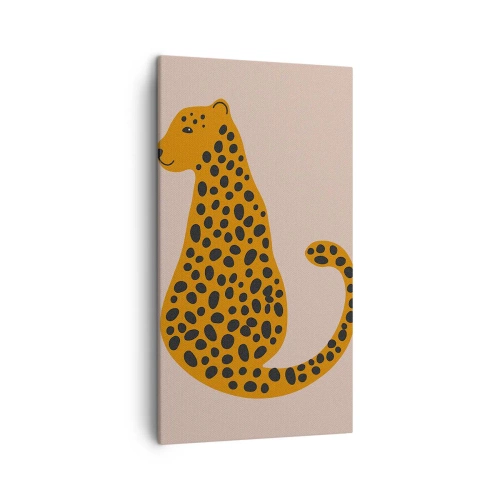 Obraz na plátně - Leopardní vzor je v módě - 45x80 cm
