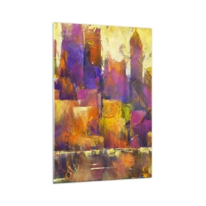 Obraz na skle - Metropolitní kompozice - 70x100 cm