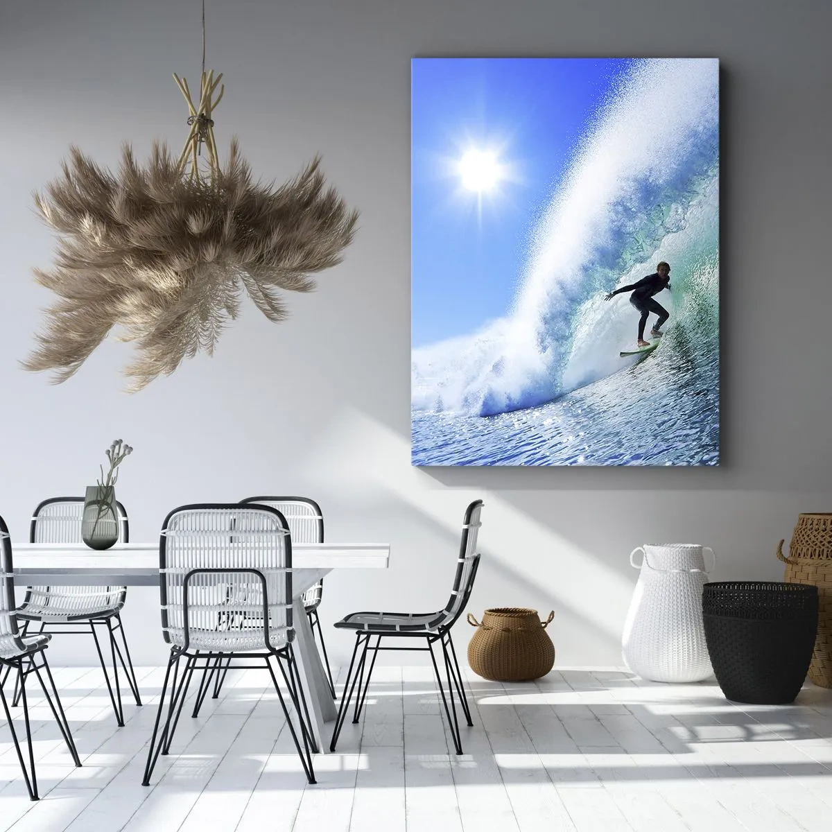 Obraz na plátně - Přes velký blankyt - 45x80 cm