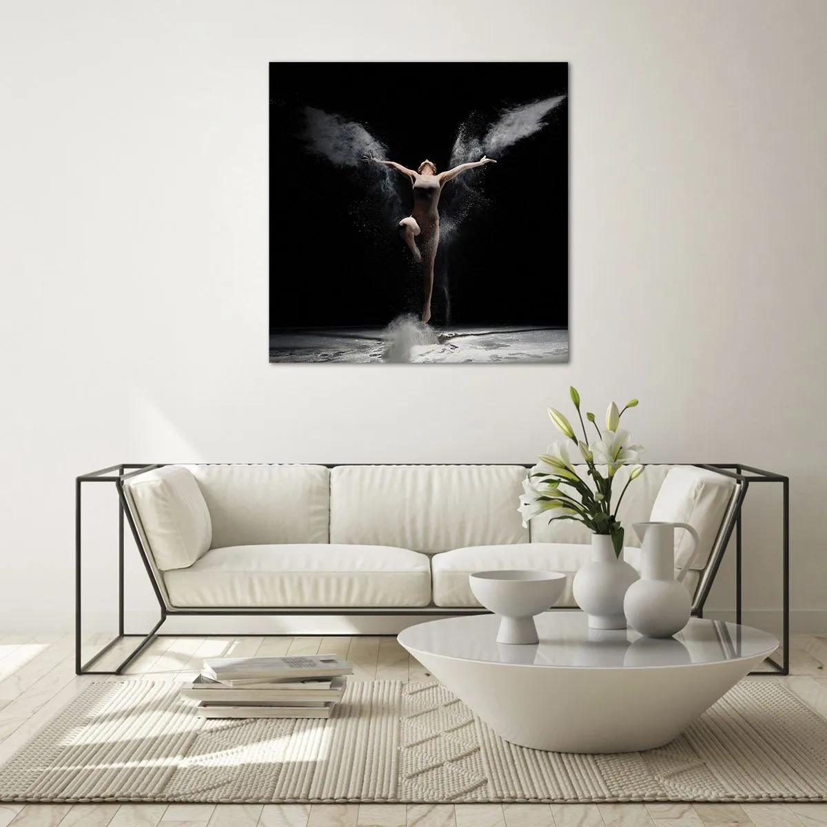 Obraz na skle - Elfové existují - 30x30 cm