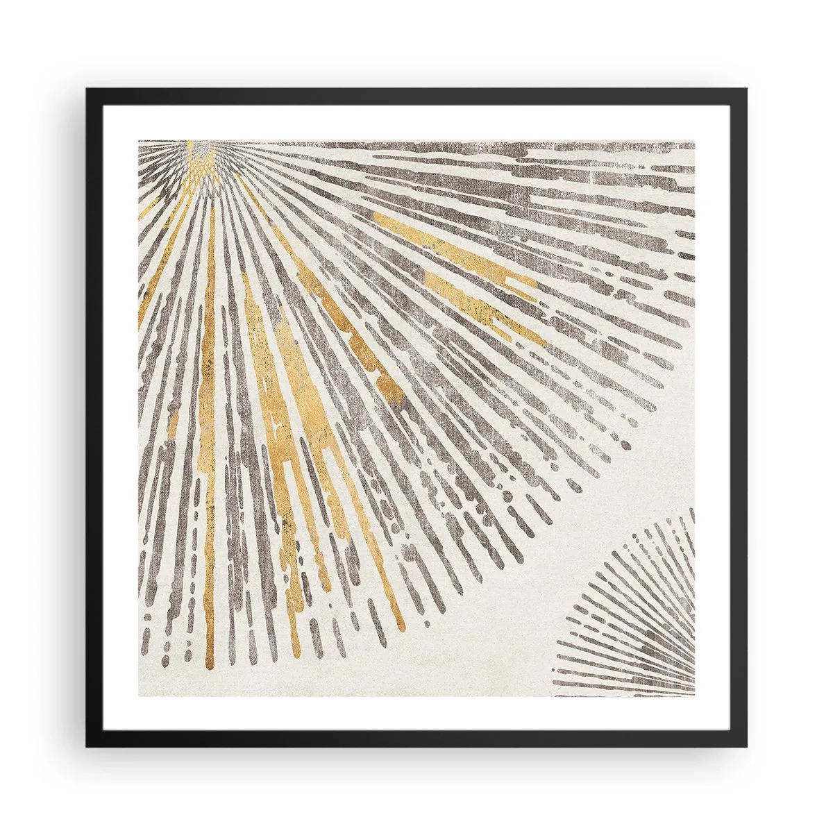 Plakát v černém rámu - Krása paprsku - 60x60 cm