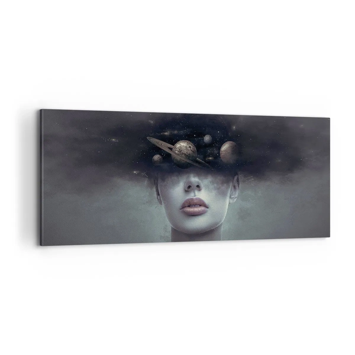 Obraz na plátně - A planety… - 100x40 cm