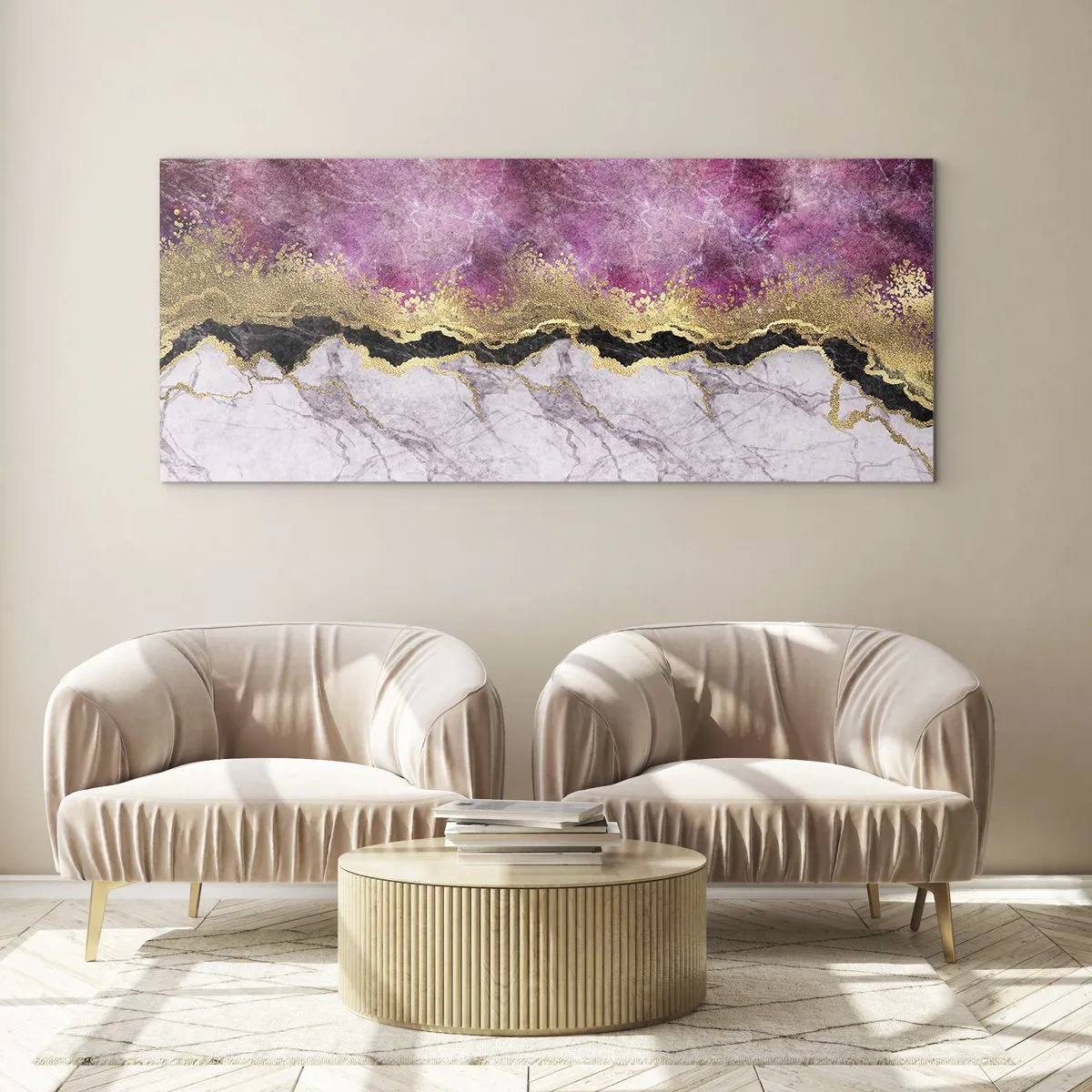 Obraz na skle - Na hranici - 140x50 cm