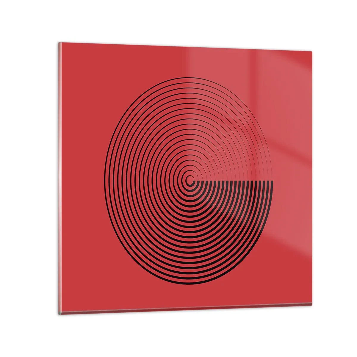 Obraz na skle - Kruhový pohyb - 70x70 cm