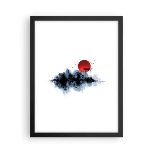 Plakát v černém rámu - Japonský pohled - 30x40 cm