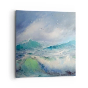 Obraz na plátně - „Vichřice zavyla triumfálně…“ - 70x70 cm