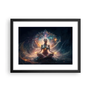 Plakát v černém rámu - Proudění dobré energie - 40x30 cm