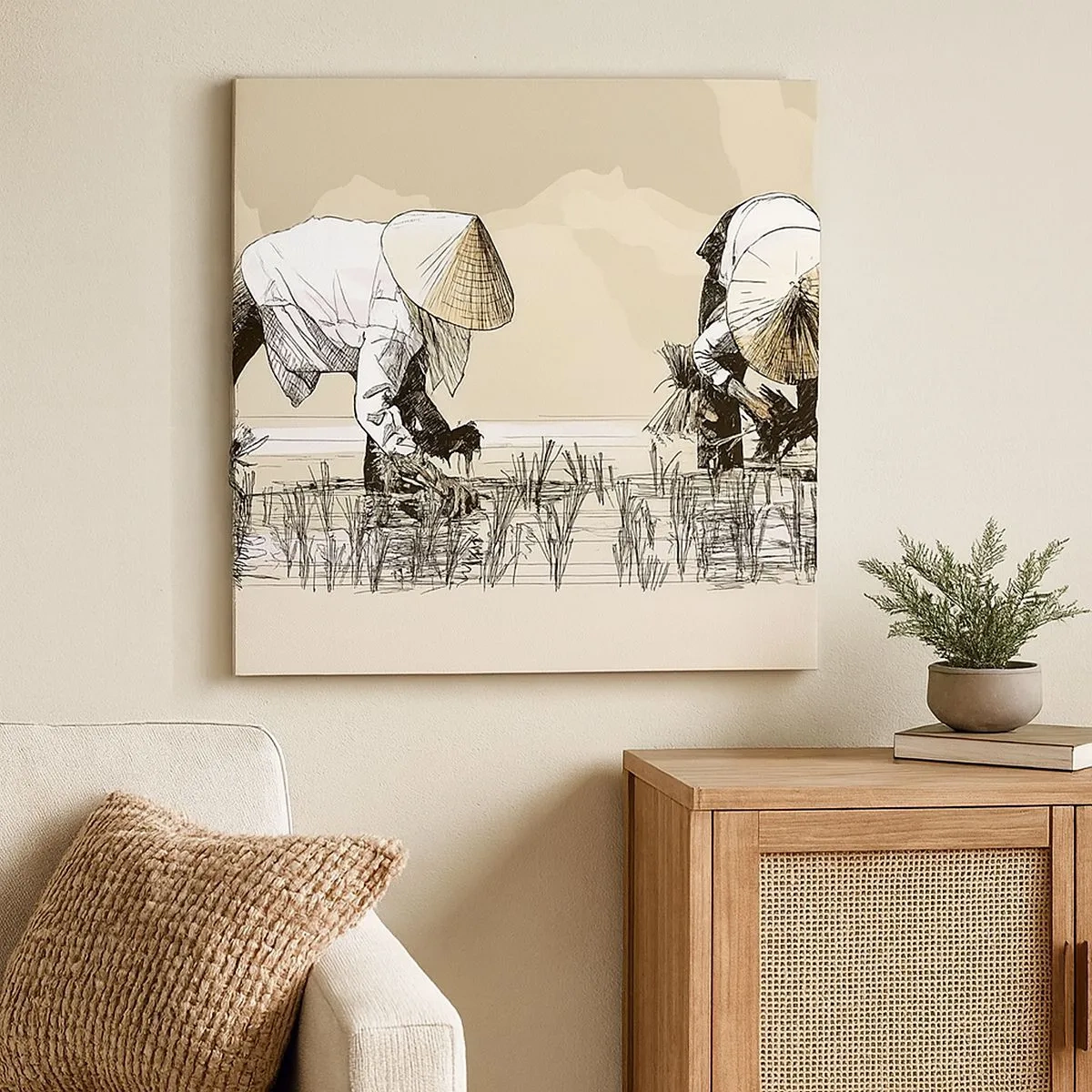 Obraz na plátně - Úspěšná sklizeň - 30x30 cm