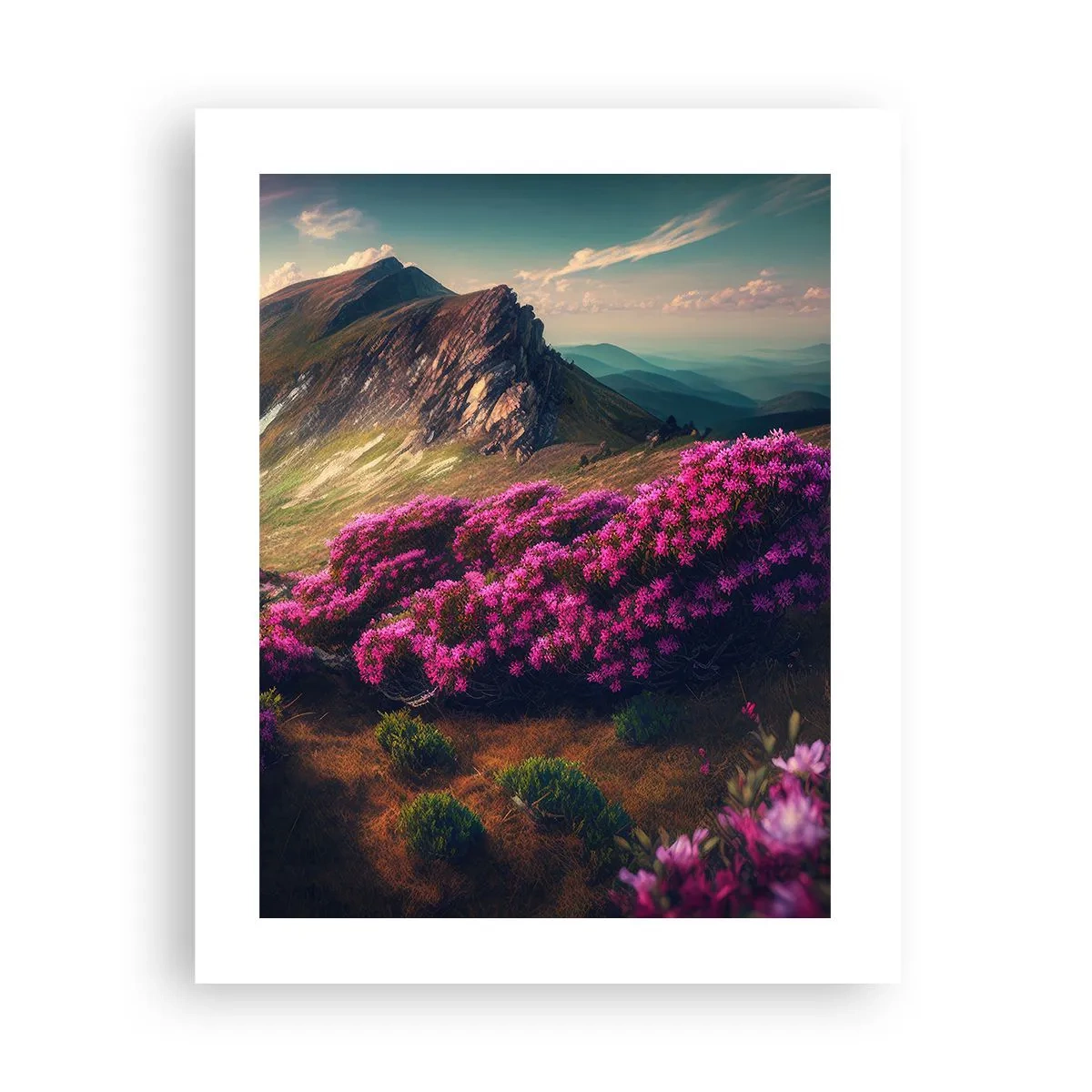Plakát - Léto na horách - 40x50 cm