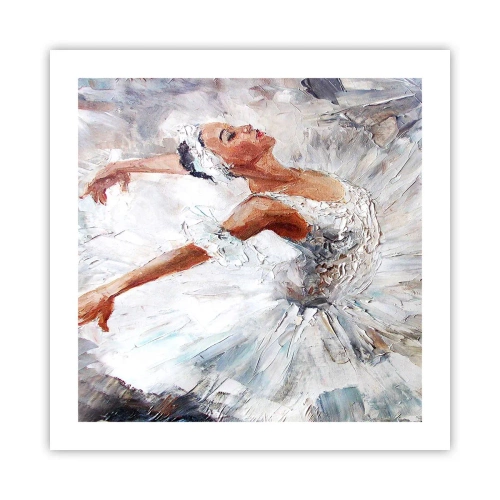 Plakát - Jemná a lehká jako tyl - 50x50 cm