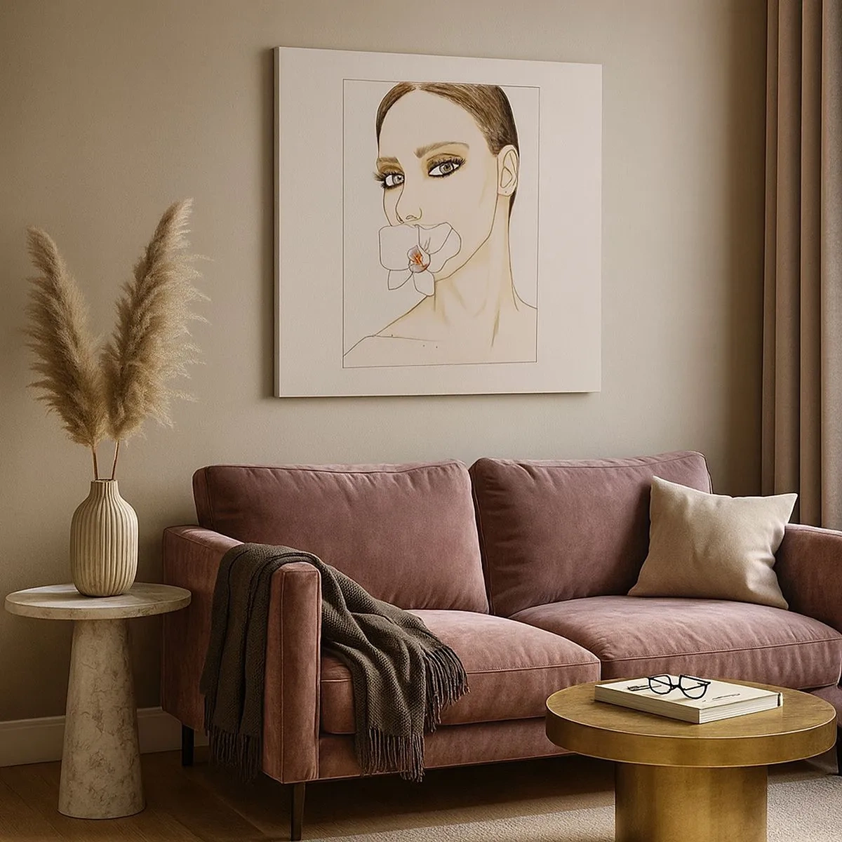 Obraz na plátně - Symbol elegance a krásy - 30x30 cm