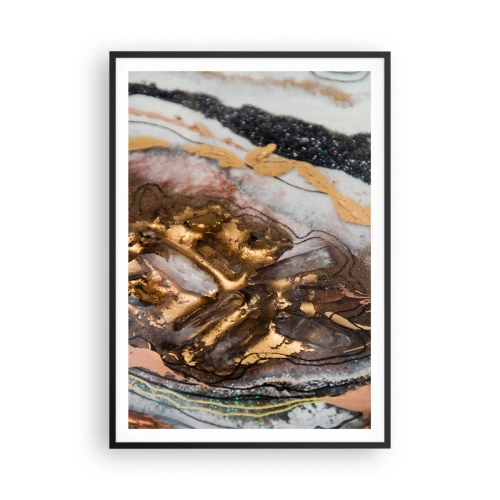 Plakát v černém rámu - Prvek země - 70x100 cm