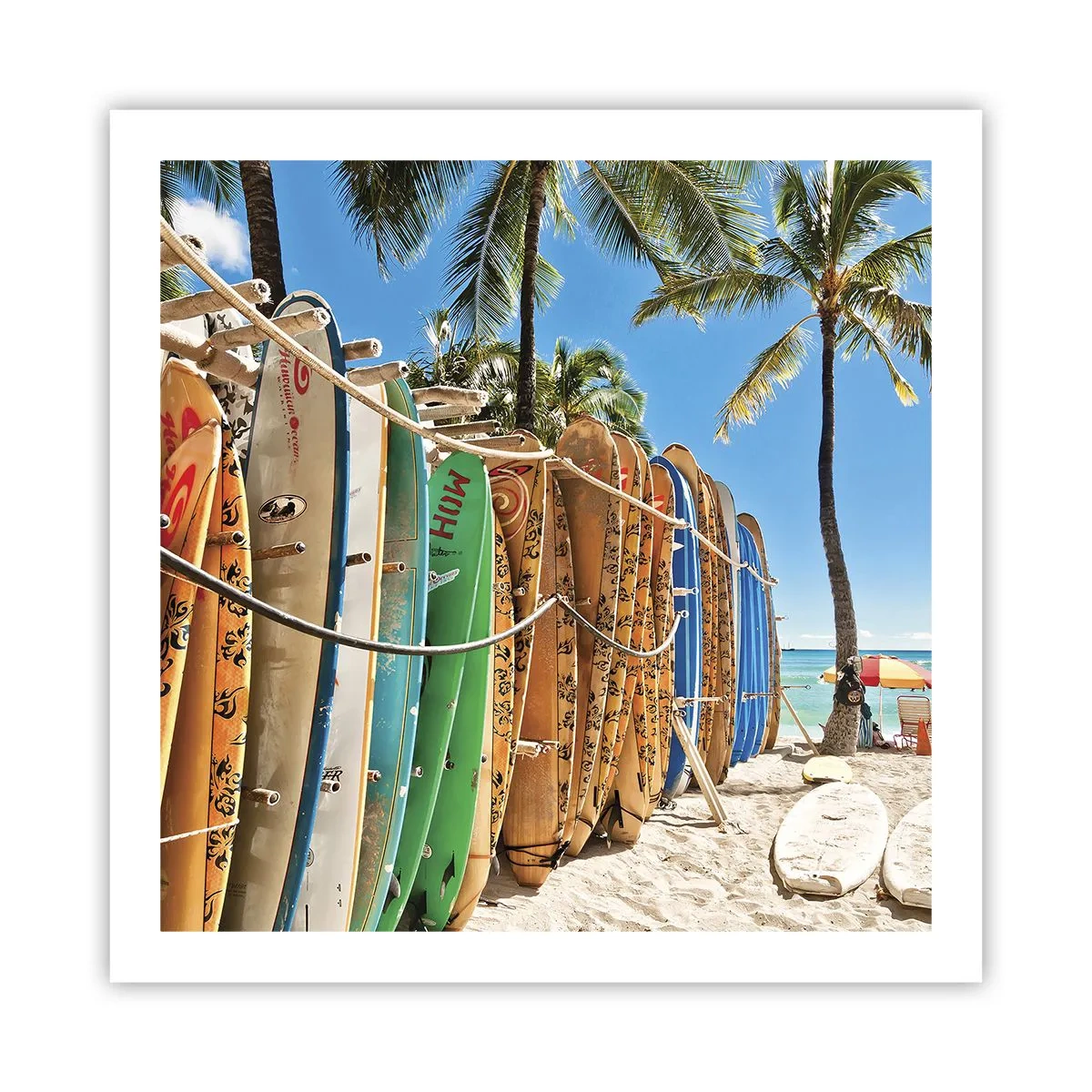 Plakát - Slunečná zábava - 60x60 cm