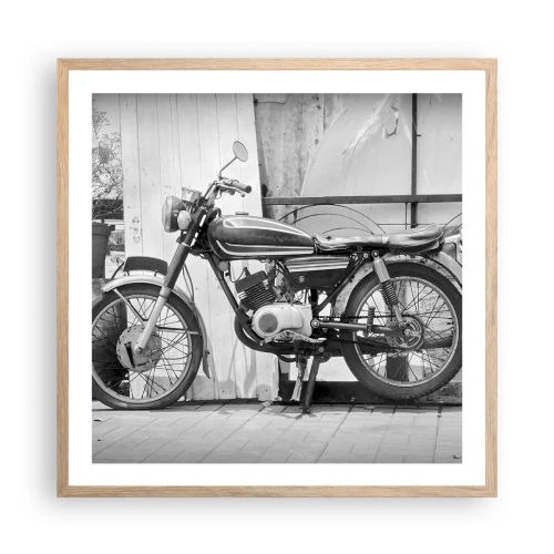 Plakát v rámu světlý dub - Klasika nade vše - 60x60 cm