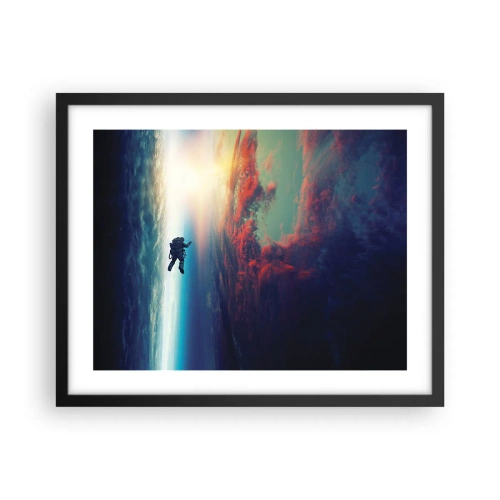 Plakát v černém rámu - Tváří v tvář vesmíru - 50x40 cm