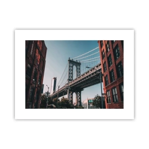 Plakát - Nad vlnami města - 40x30 cm