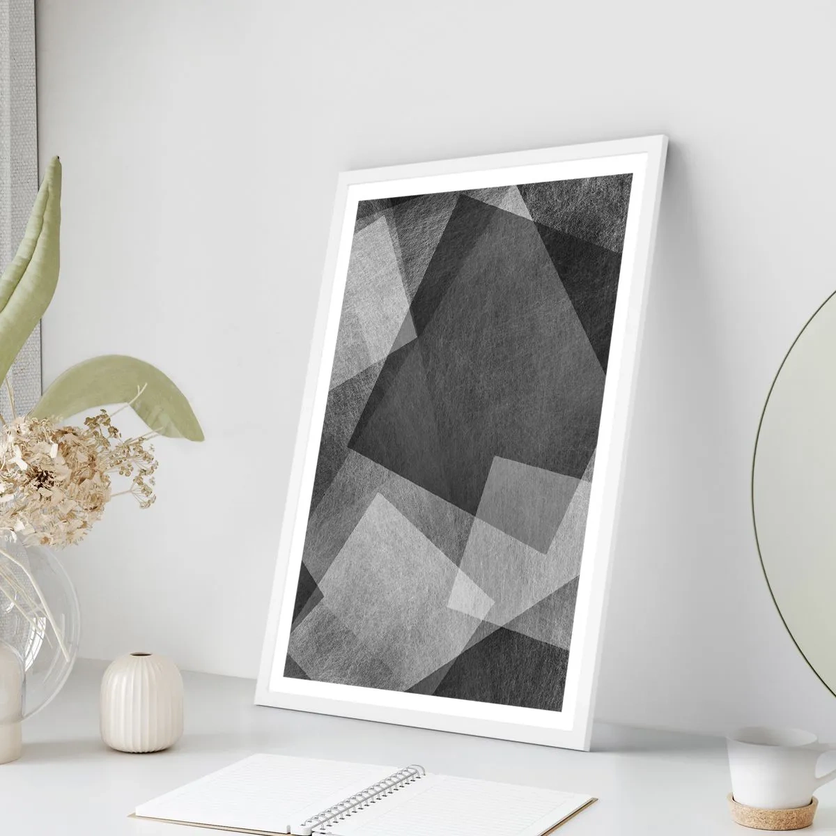 Plakát v bílém rámu - Odvěký symbol trvalosti a pořádku - 50x70 cm