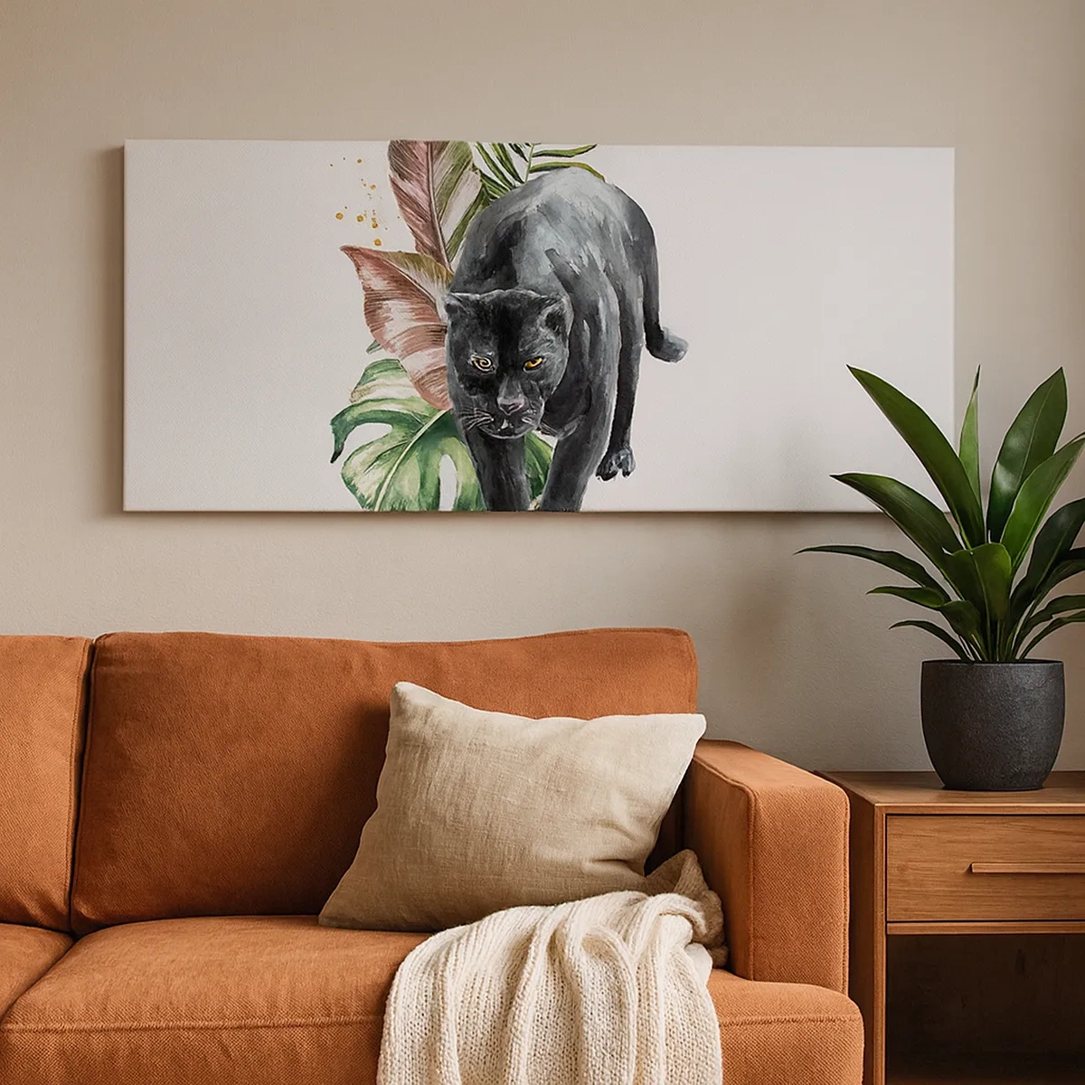 Obraz na plátně - Zběsilost v srdci - 30x30 cm