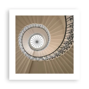 Plakát - Uvnitř mušle - 40x40 cm