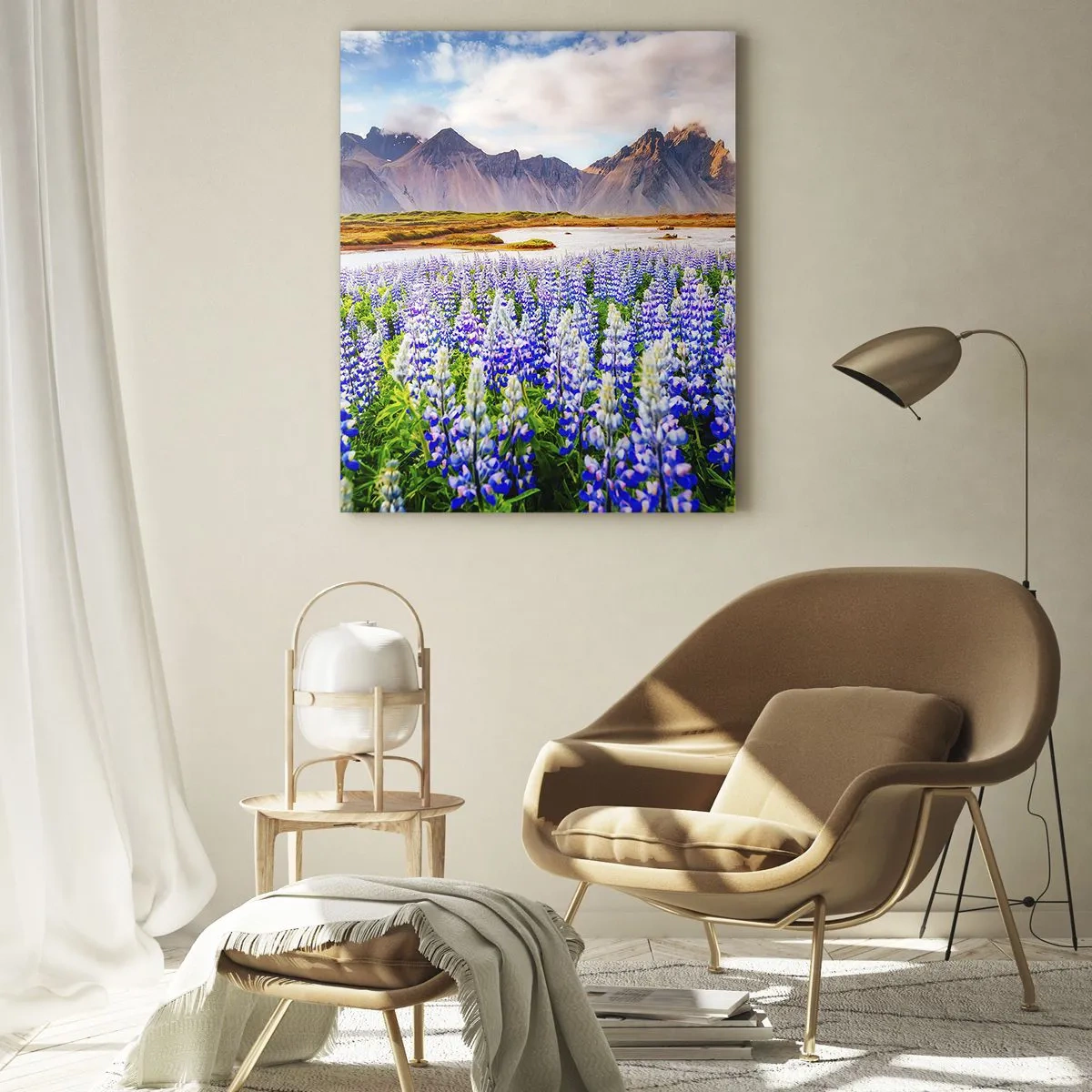 Obraz na skle - Síla a přísnost vedle mírnosti - 50x70 cm