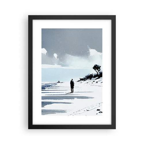 Plakát v černém rámu - O samotě - 30x40 cm