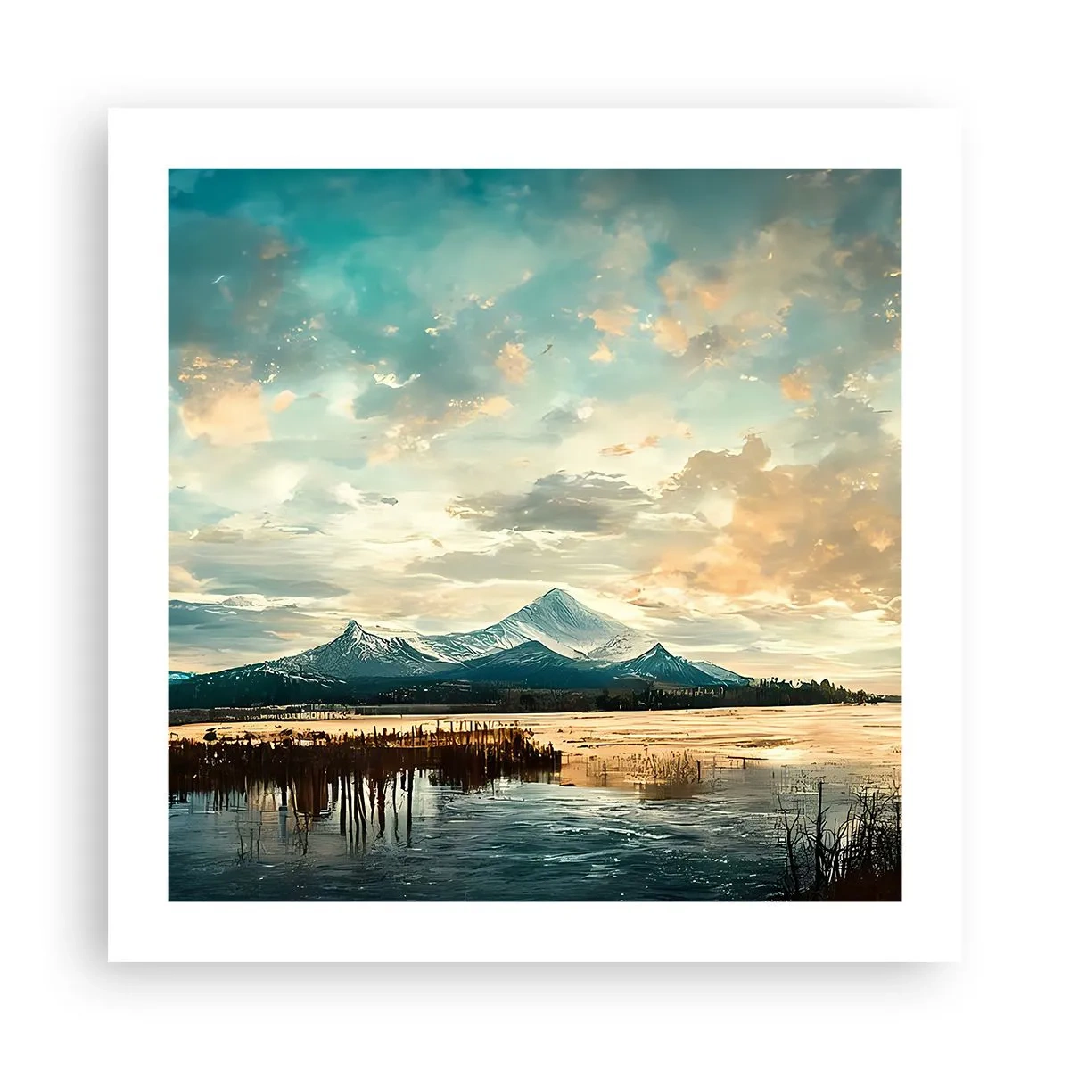 Plakát - Pod ochranou nebe - 50x50 cm