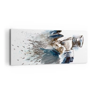 Obraz na plátně - Deset na Beaufortově stupnici! - 100x40 cm