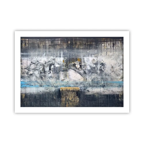 Plakát - Jako na ledě, tak i na hroudě - 70x50 cm