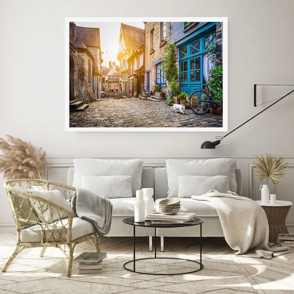 Plakát - Bílý duch městečka - 50x40 cm