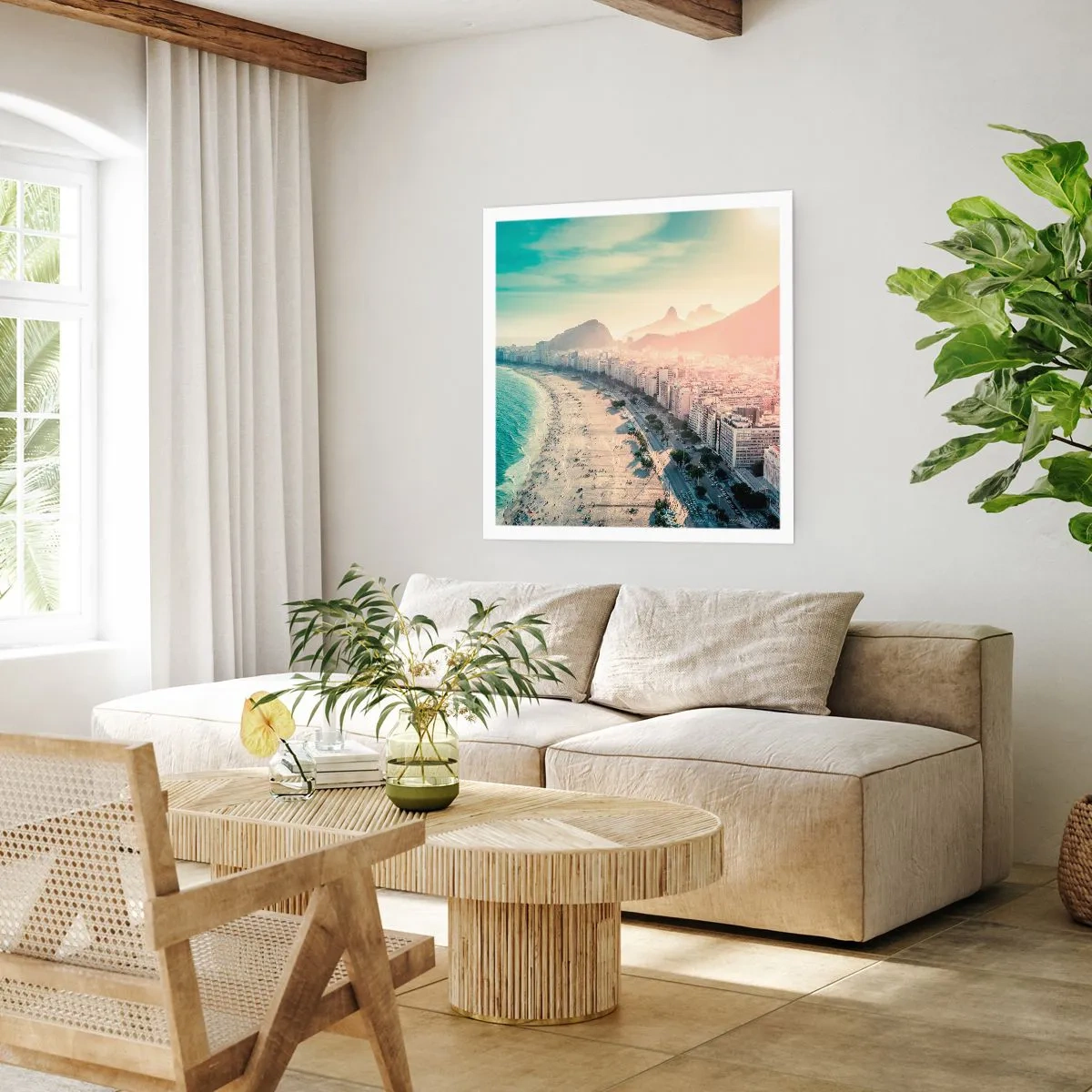 Plakát - Věčná dovolená v Riu - 40x40 cm